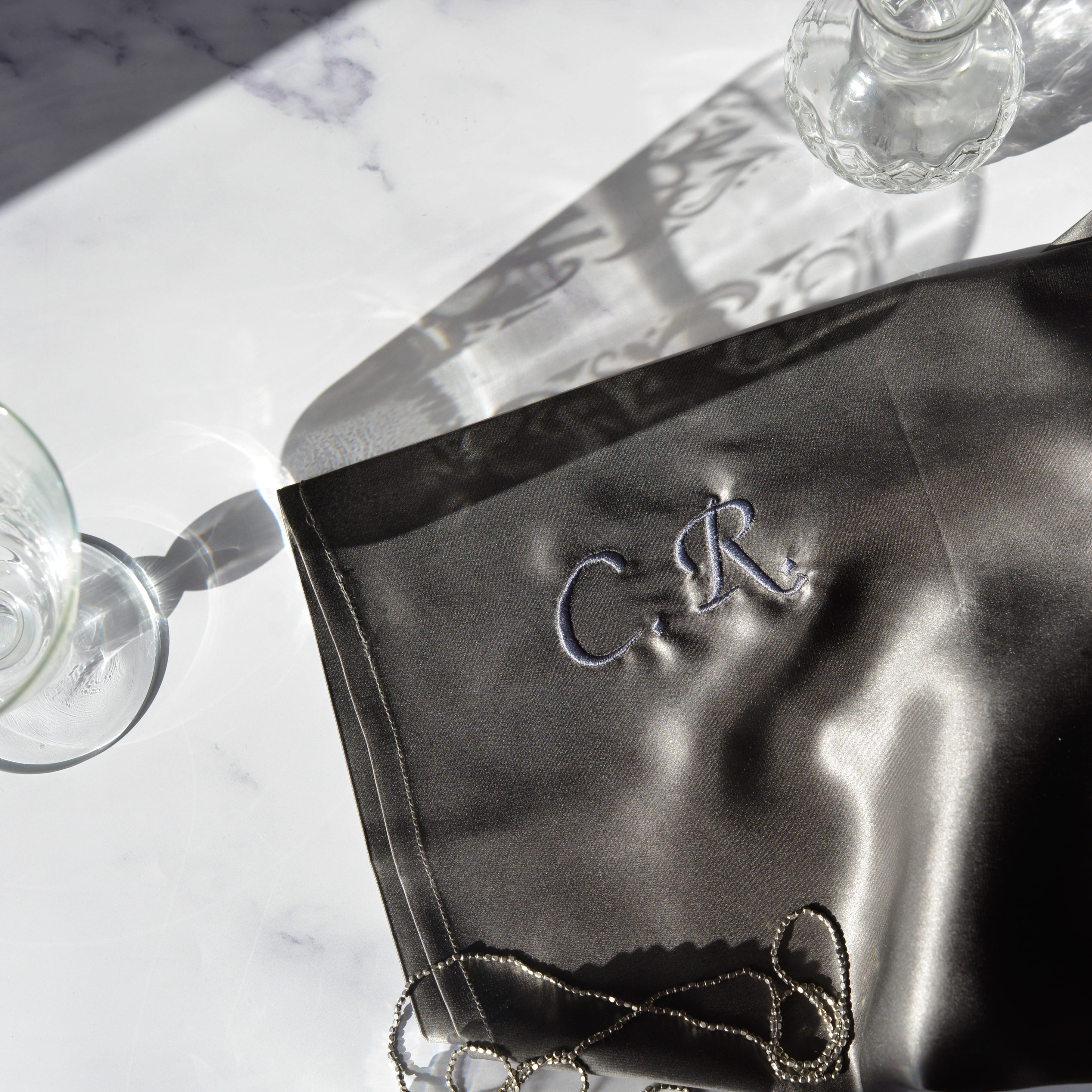 federe cuscino personalizzate con iniziali ricamate