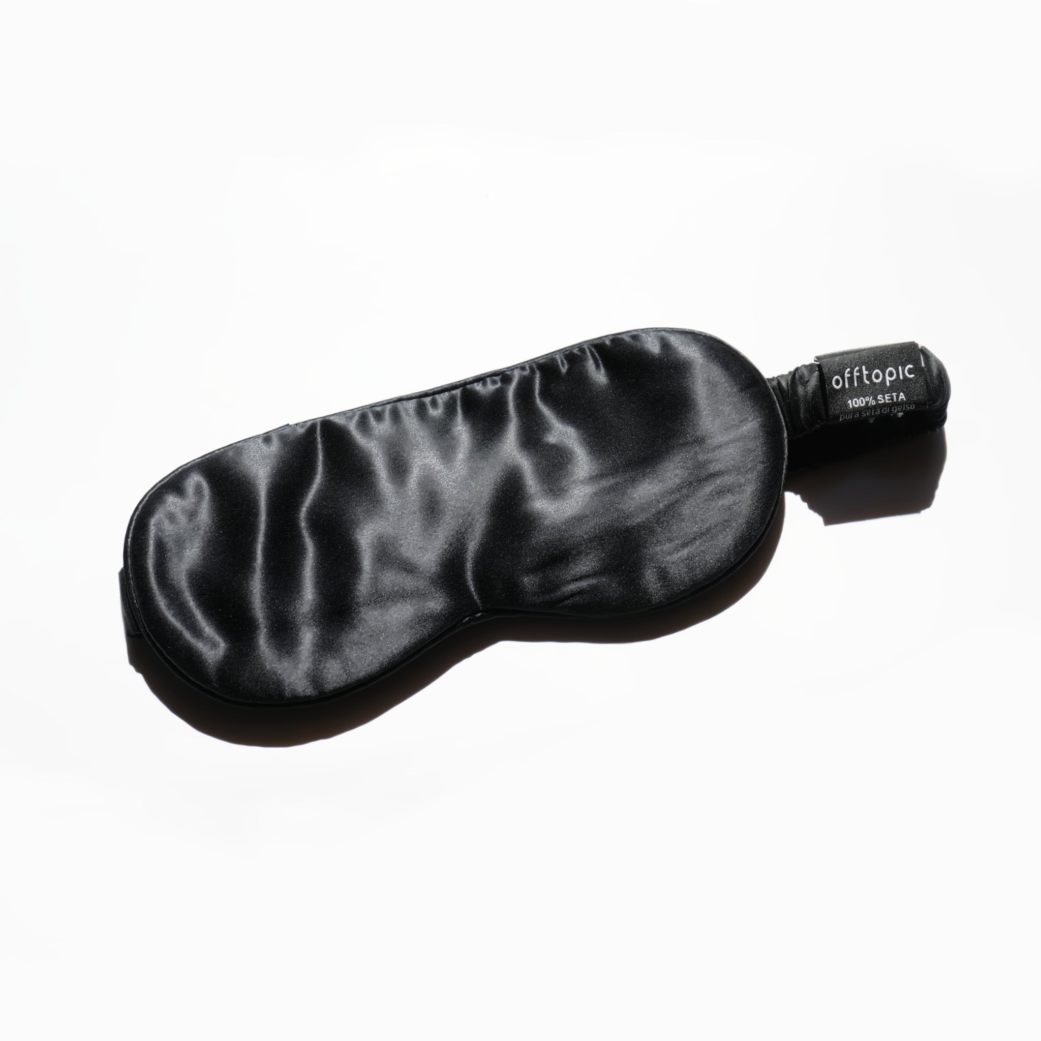 Maschera per dormire in finta seta Black | Leroy Merlin
