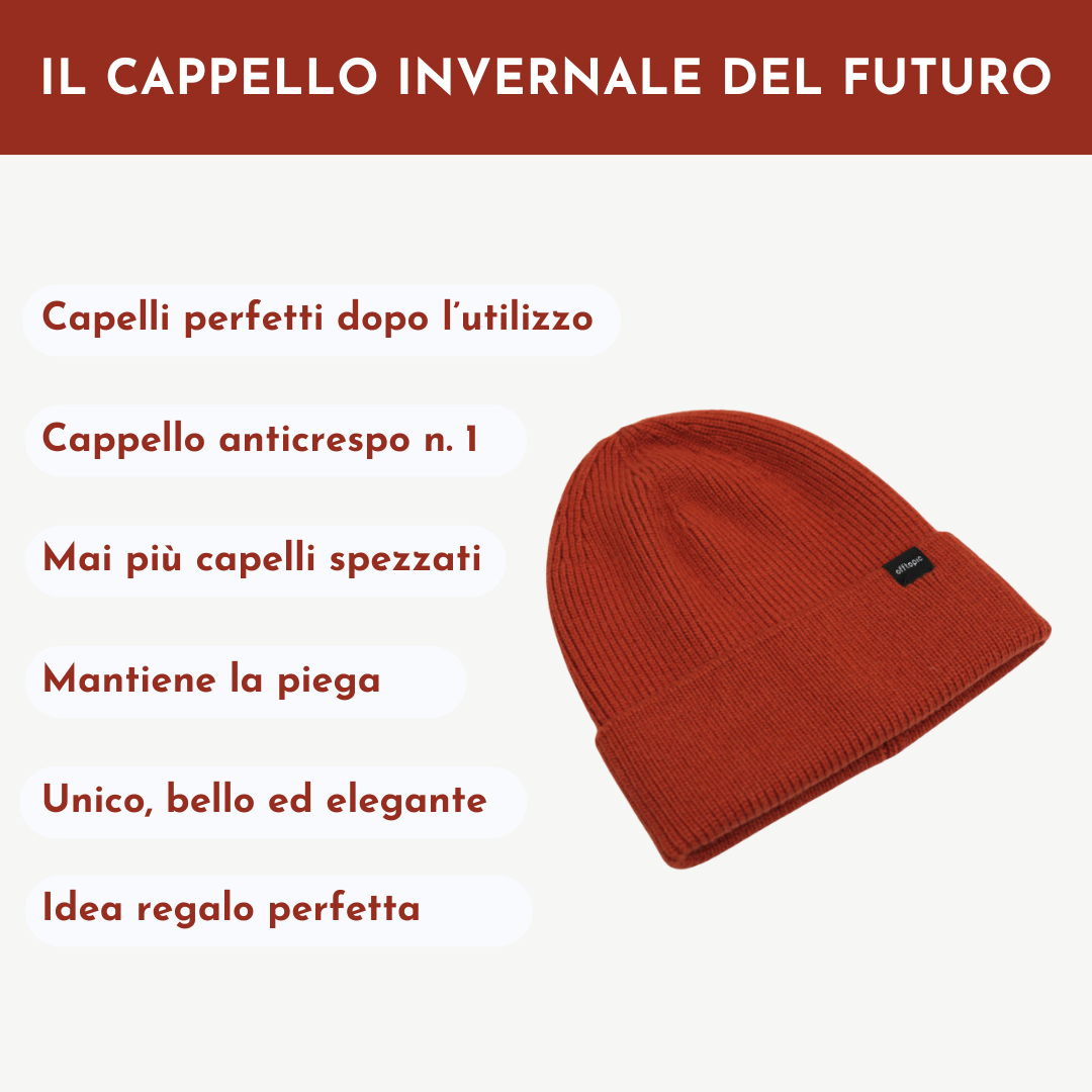 Cappello invernale in cotone organico 300 gr