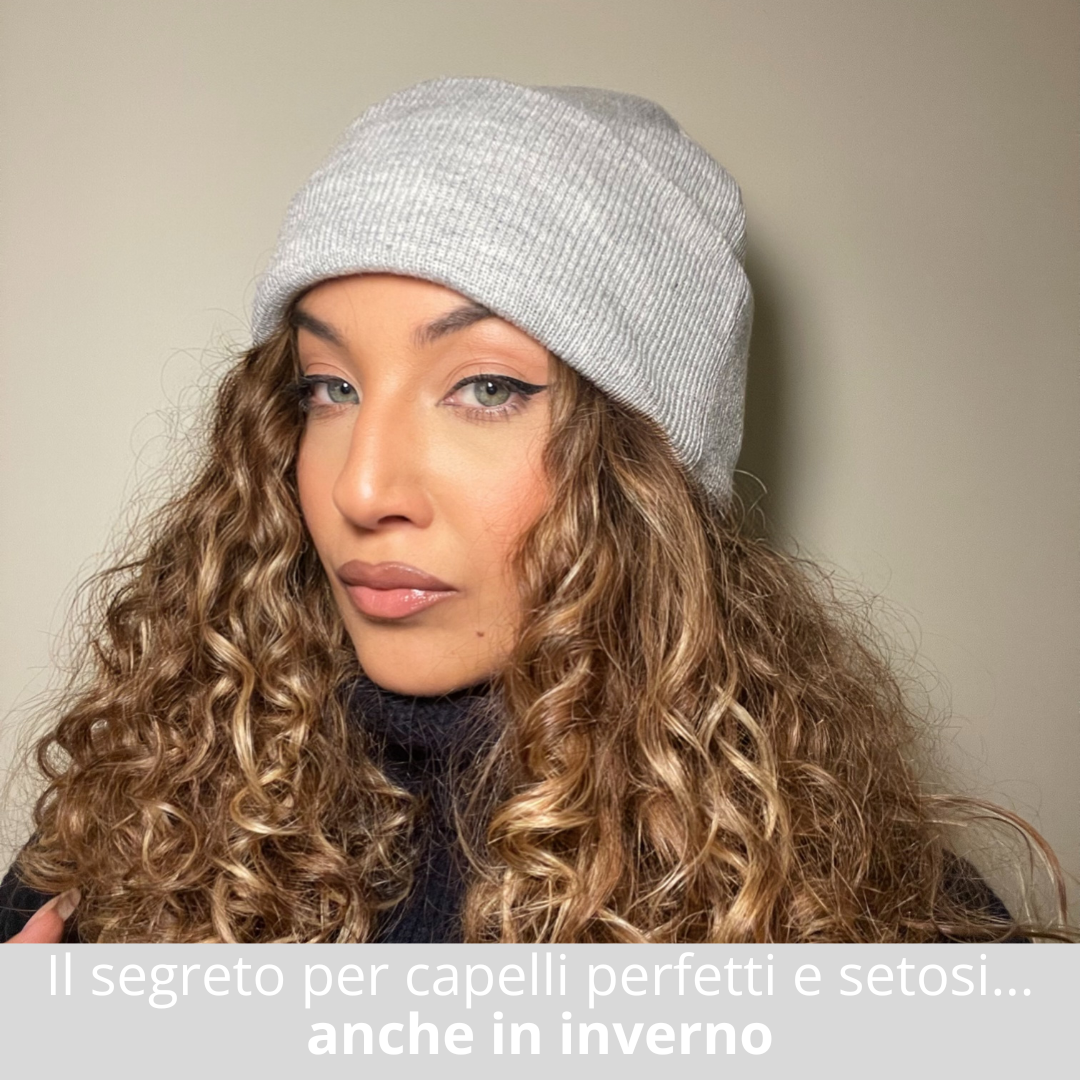 Cappello Invernale unisex 100% Seta | Grigio