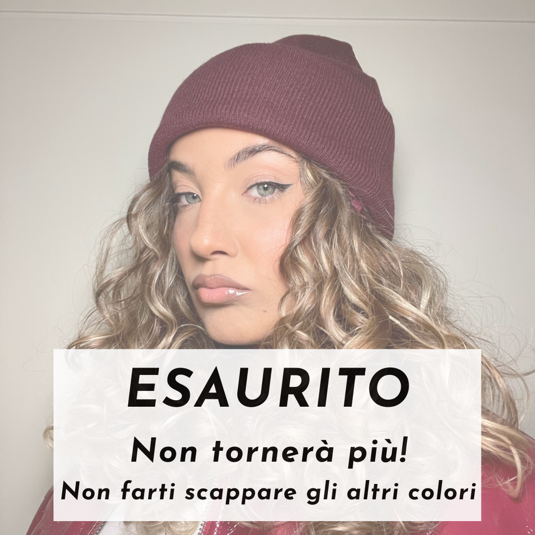 Cappello Invernale unisex 100% Seta | Bordeaux