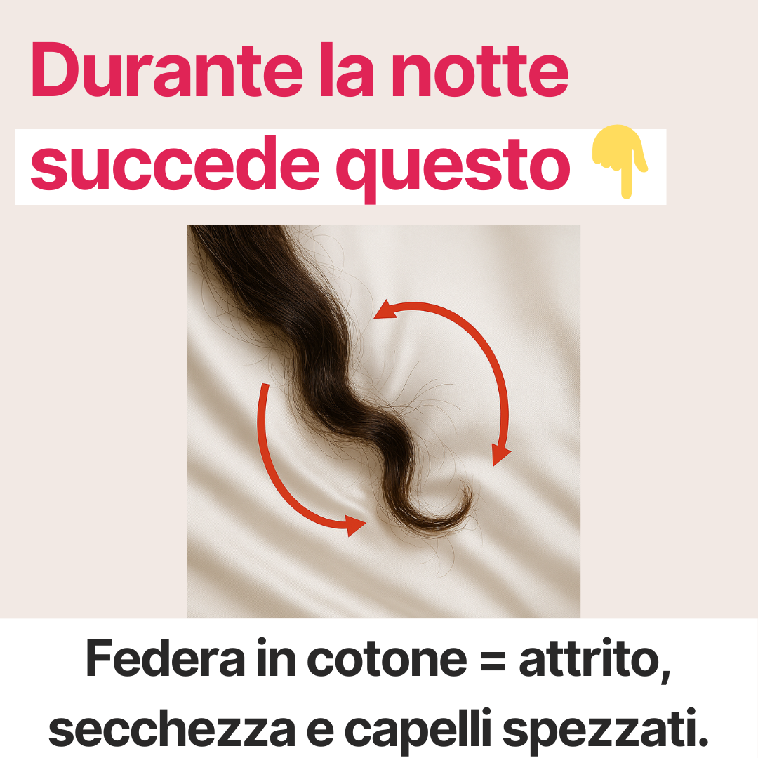 Cuffia di Seta Per Capelli  | Nera