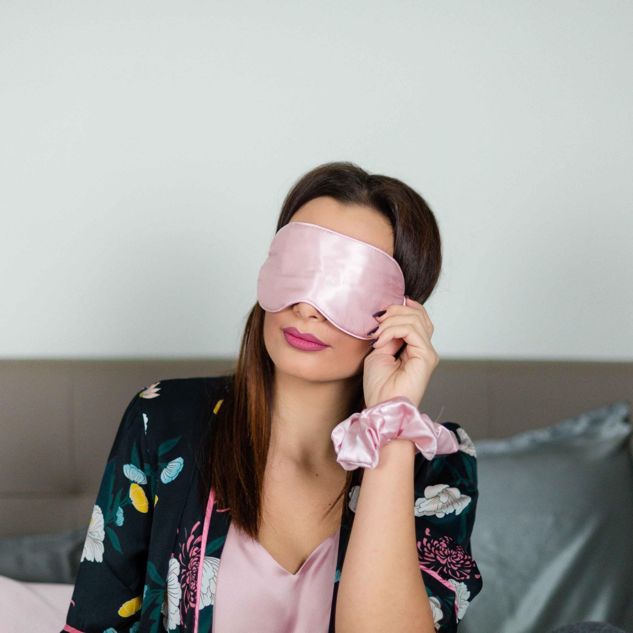 Mascherina seta coprente per dormire meglio