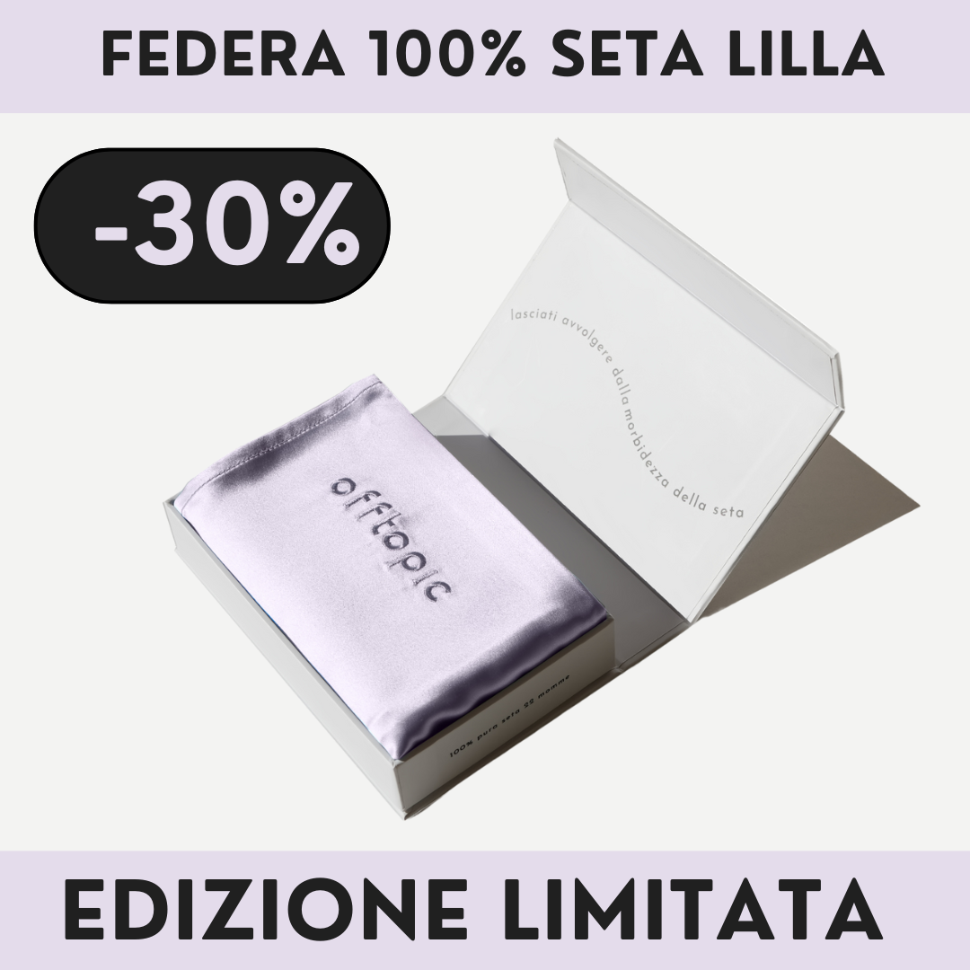 Federa 100% Seta Anticrespo | Lilla