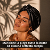 Cuffia di Seta Per Capelli  | Nera