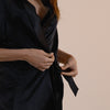Laden Sie das Bild in den Galerie-Viewer hoch, Kimono aus Seide | Schwarz