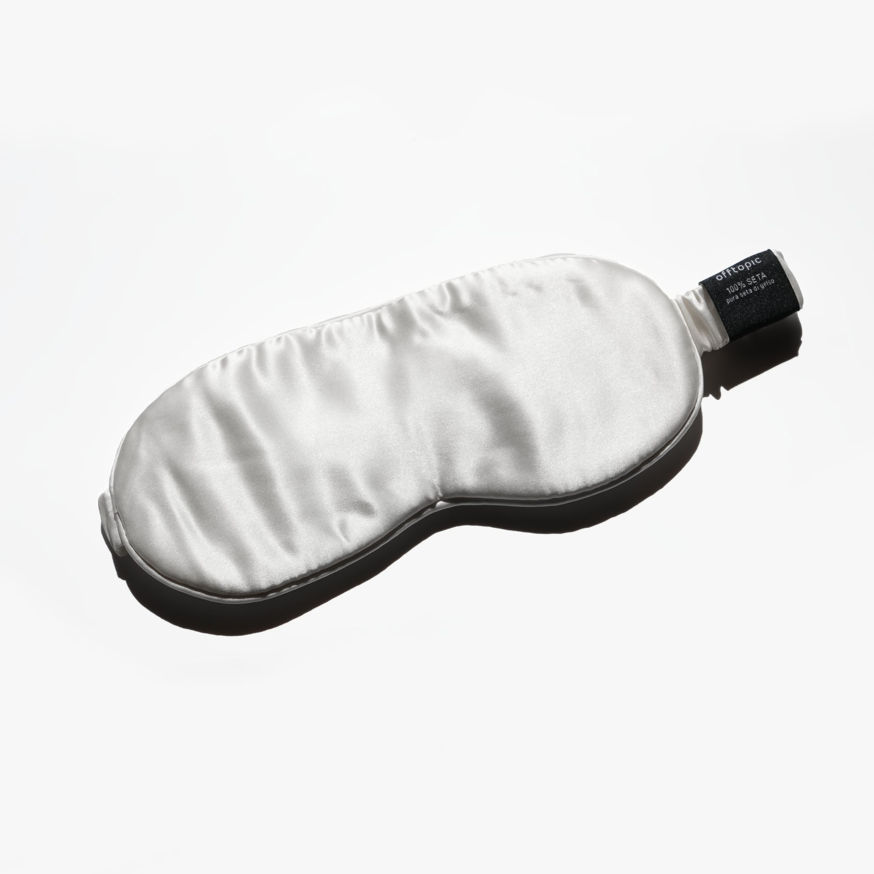 mascherina notte occhi bianca