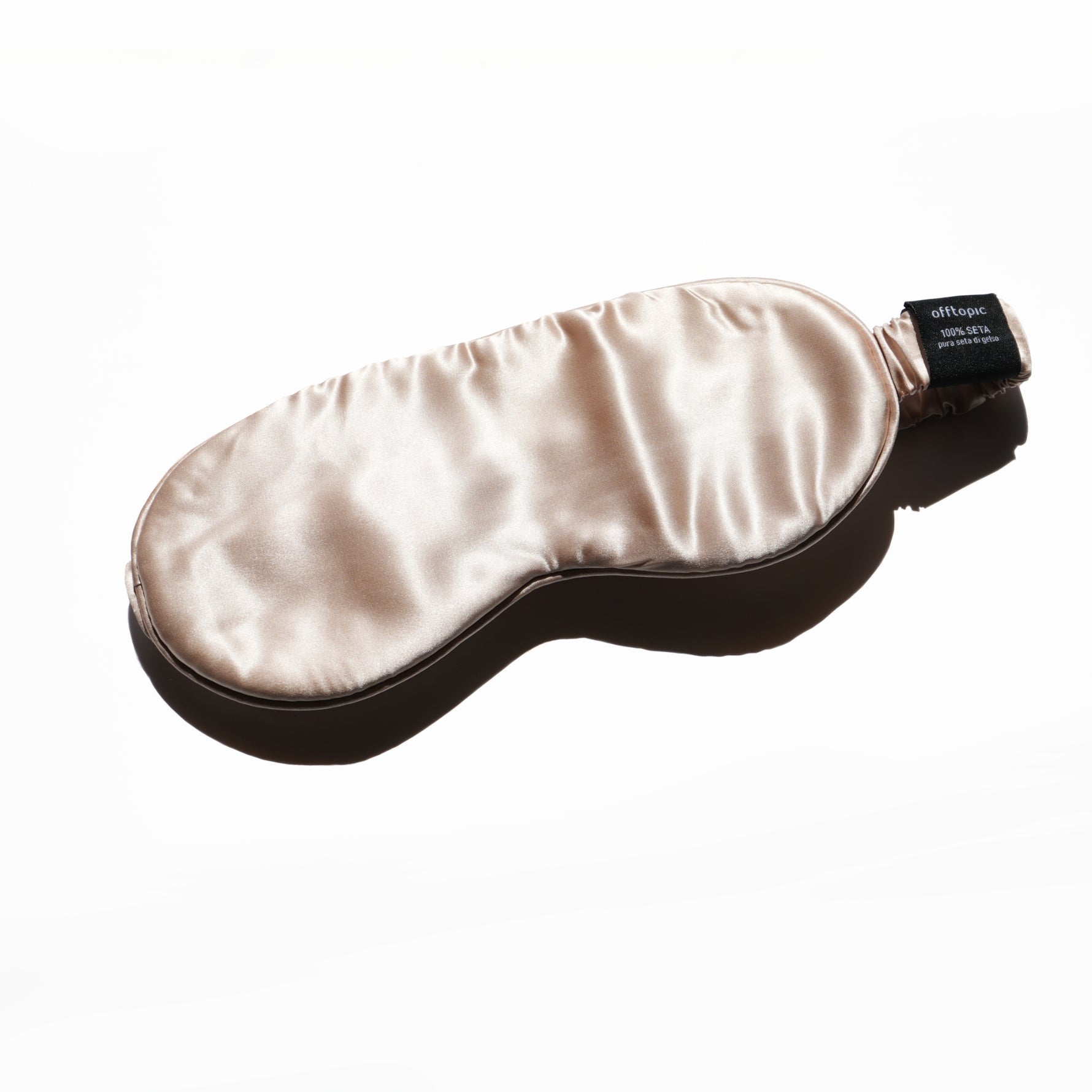 mascherina occhi notte champagne