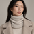 Scaldacollo Lana Cashmere & 100% Seta | Beige