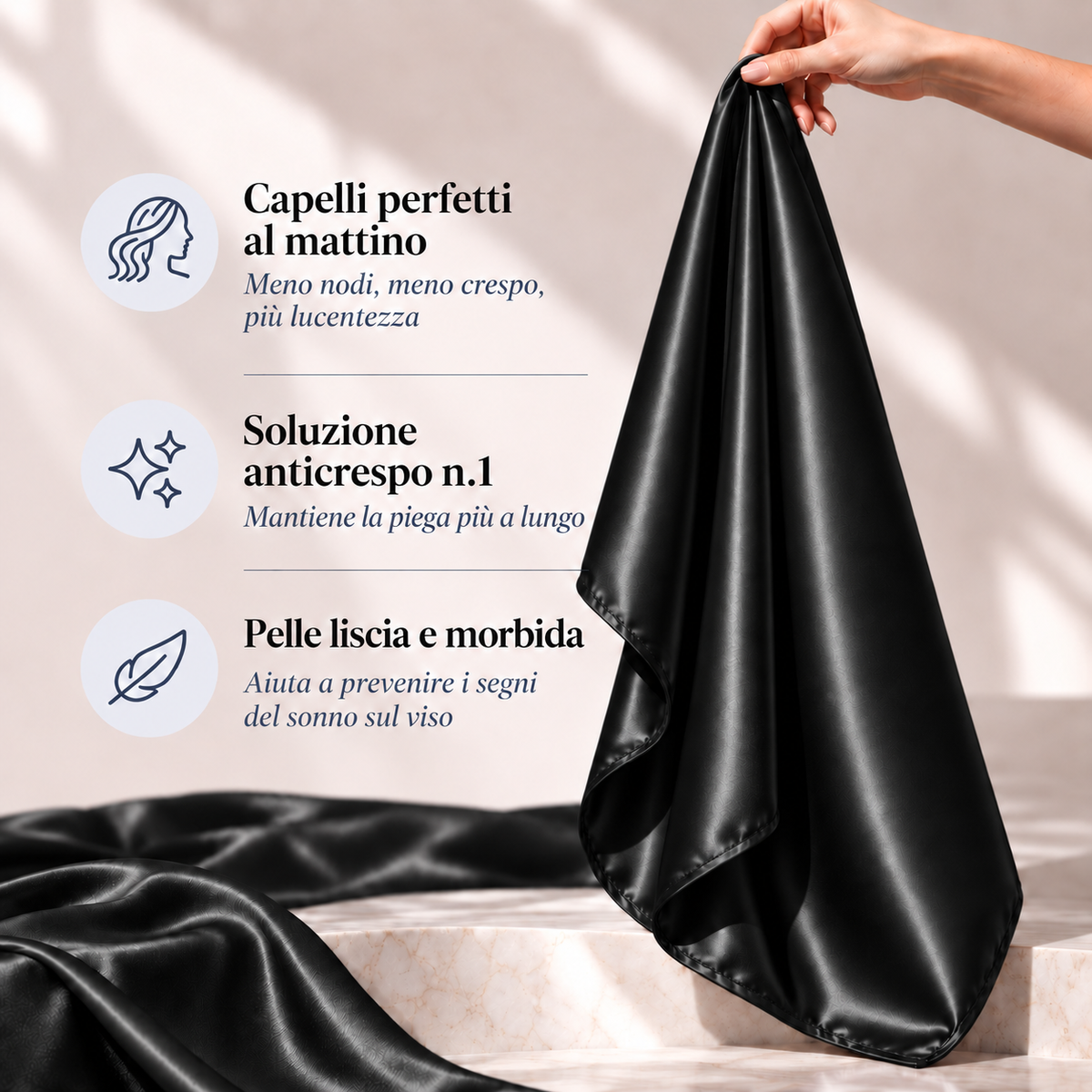 Funda de almohada de pura seda 50x75 | Caramelo
