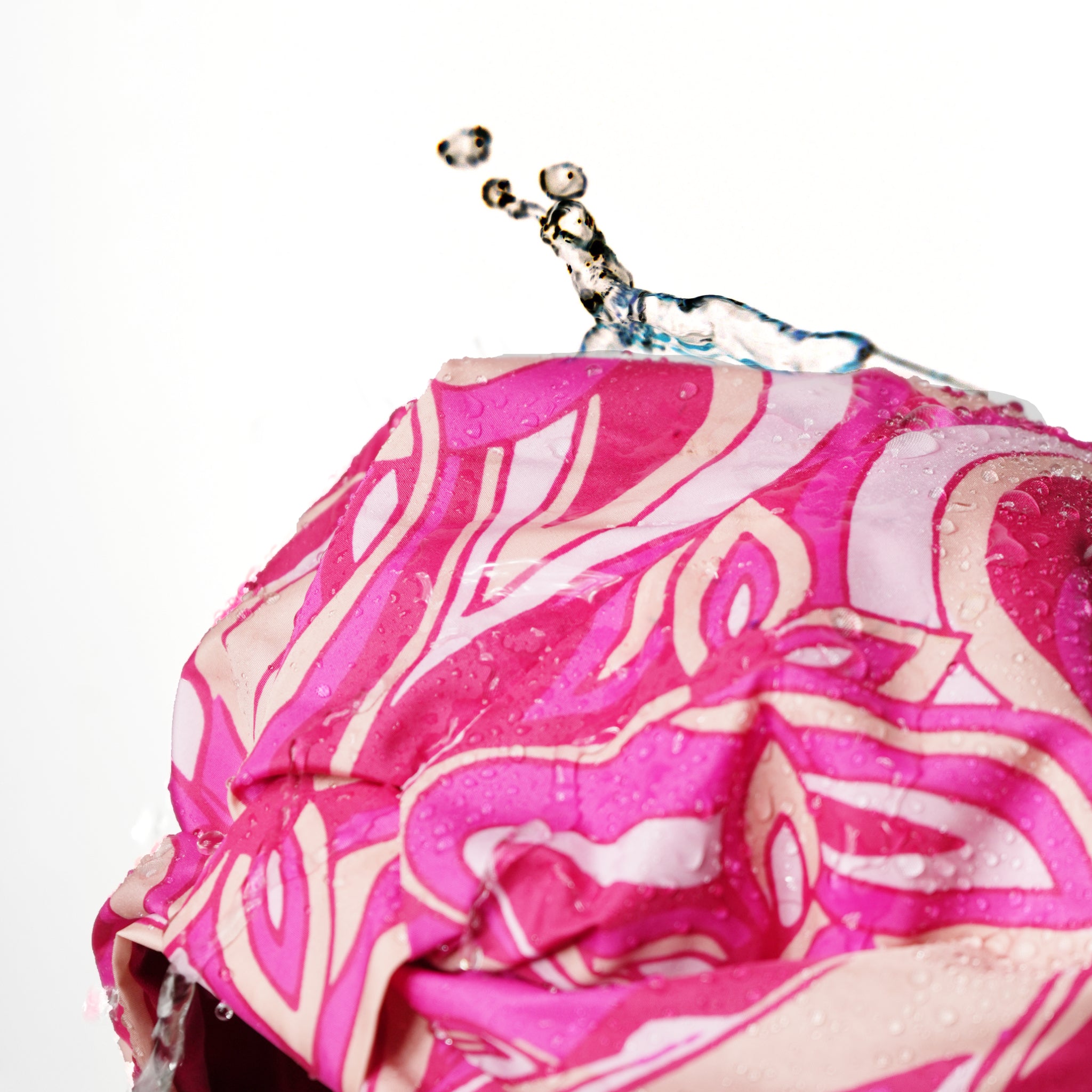 Cuffia doccia in Seta | Fantasia Pink