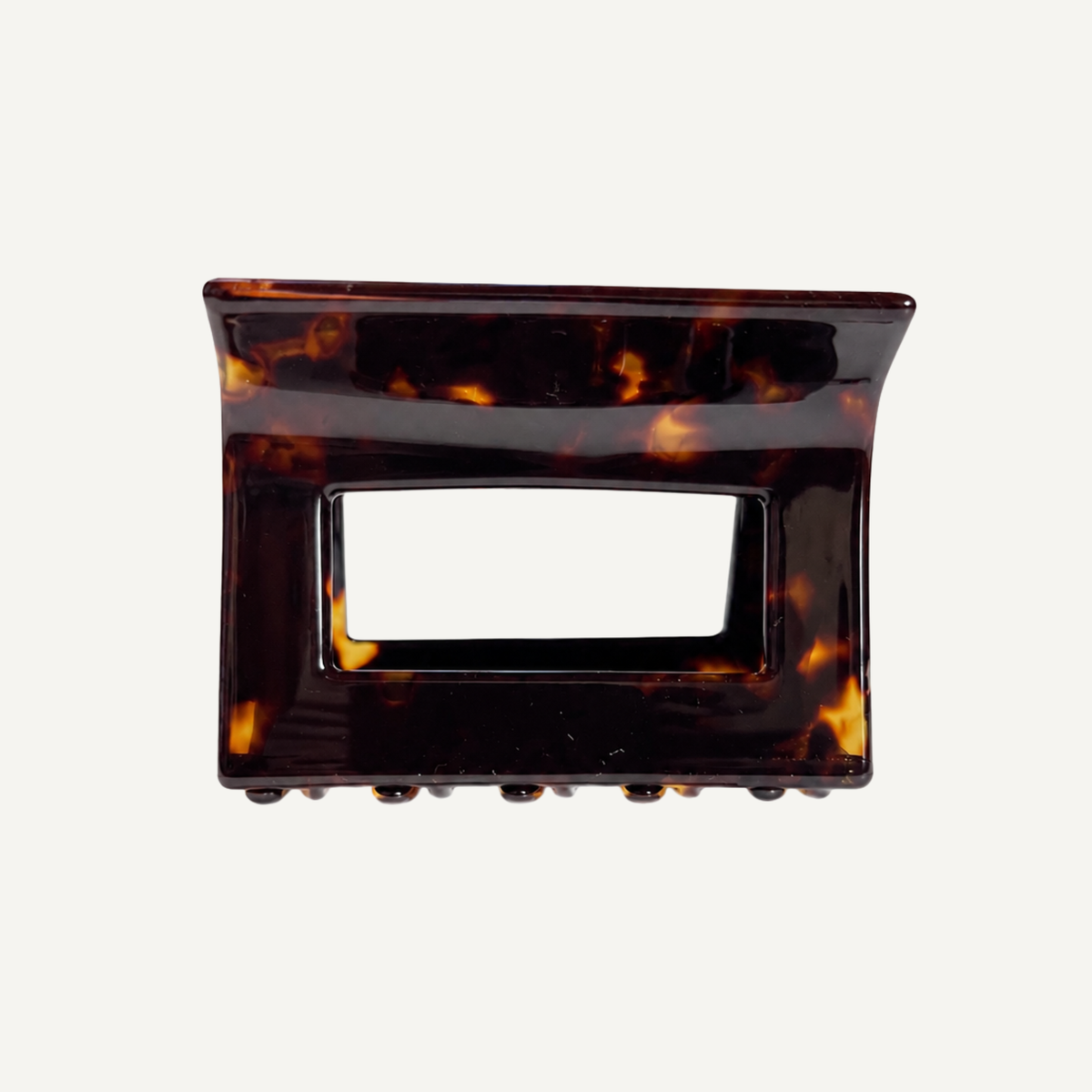 SQUARE CLIP IN ACETATO - TARTARUGATO