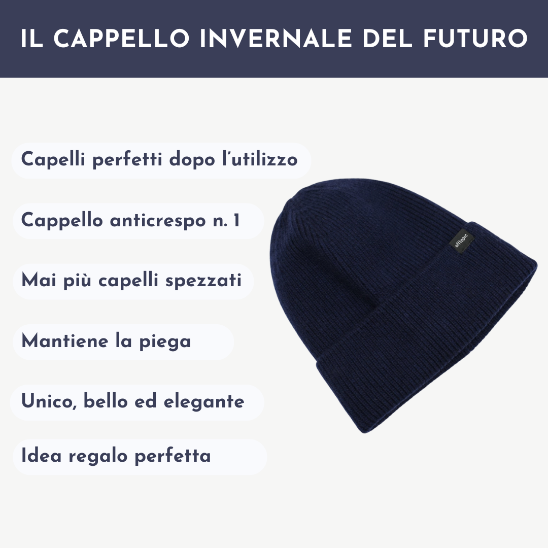 Cappello Invernale NYPD Berretto Teschio Unisex - Blu Navy, Licenza Ufficiale, Taglia Unica, Morbido Acrilico