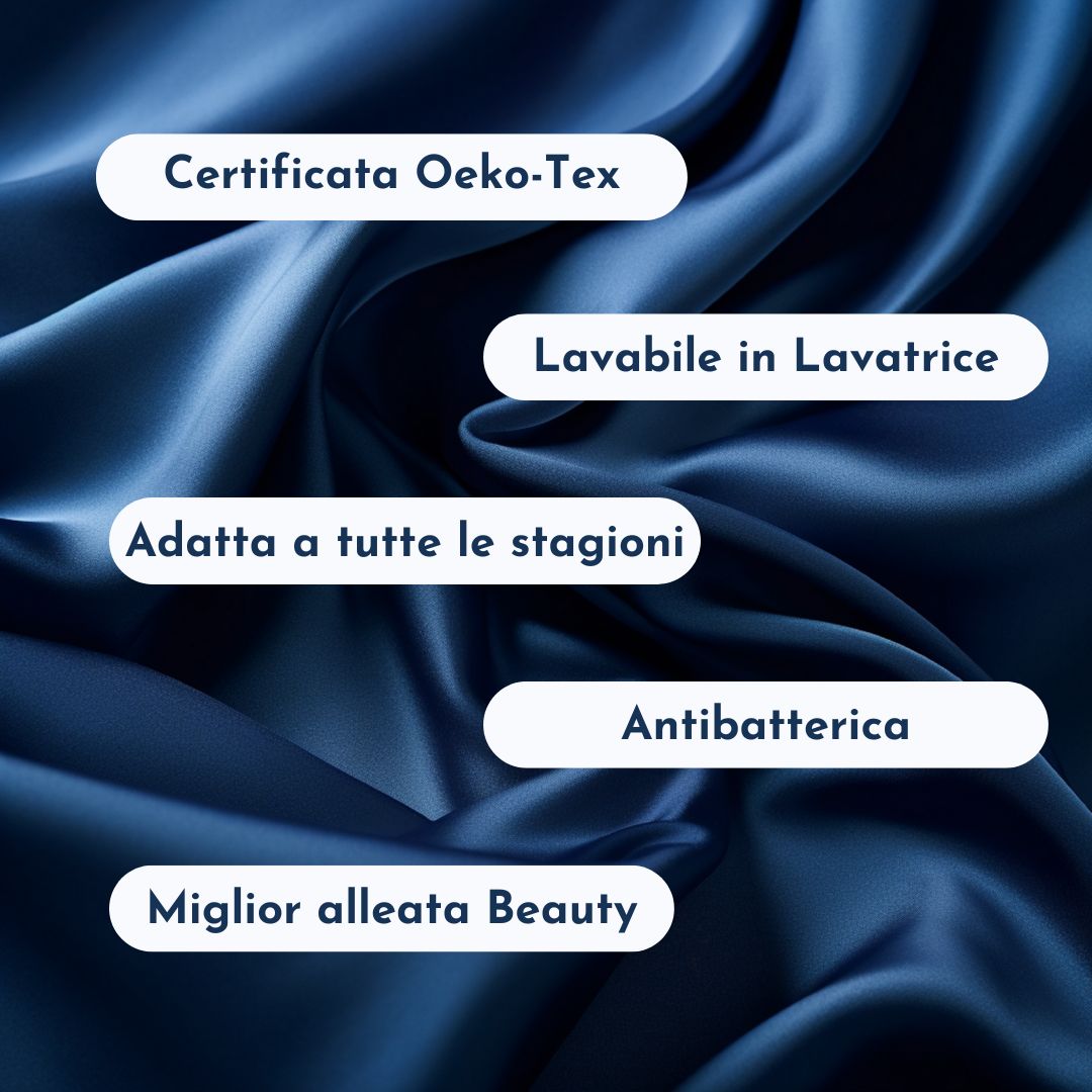 Federa Per Cuscino Quadrata In Velluto | Blu Navy | 45x45 Cm | Morbida E Liscio