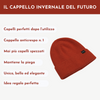 Cappello Invernale Unisex Interno 100% Seta Anticrespo | Orange