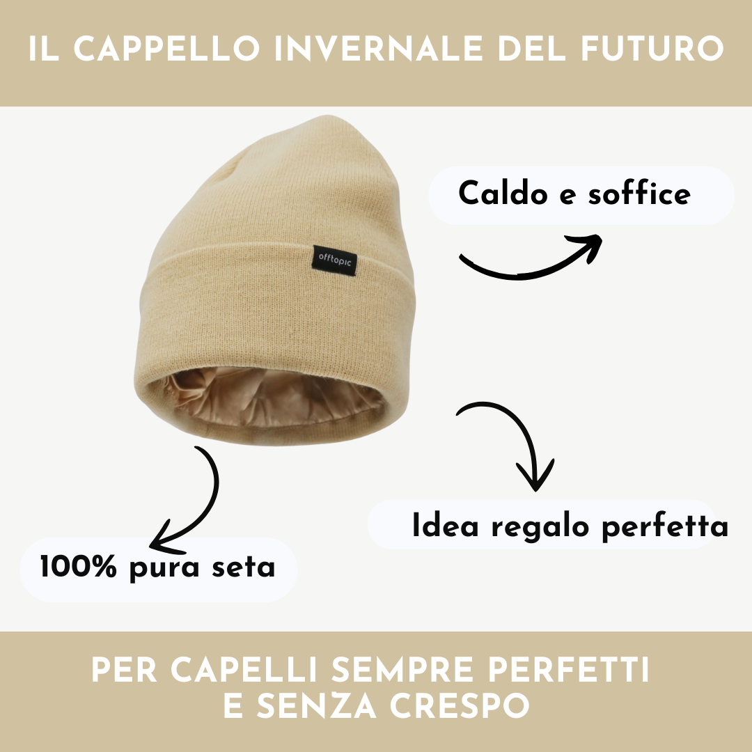 cappello invernale foderato in seta caldo e perfetta idea regalo