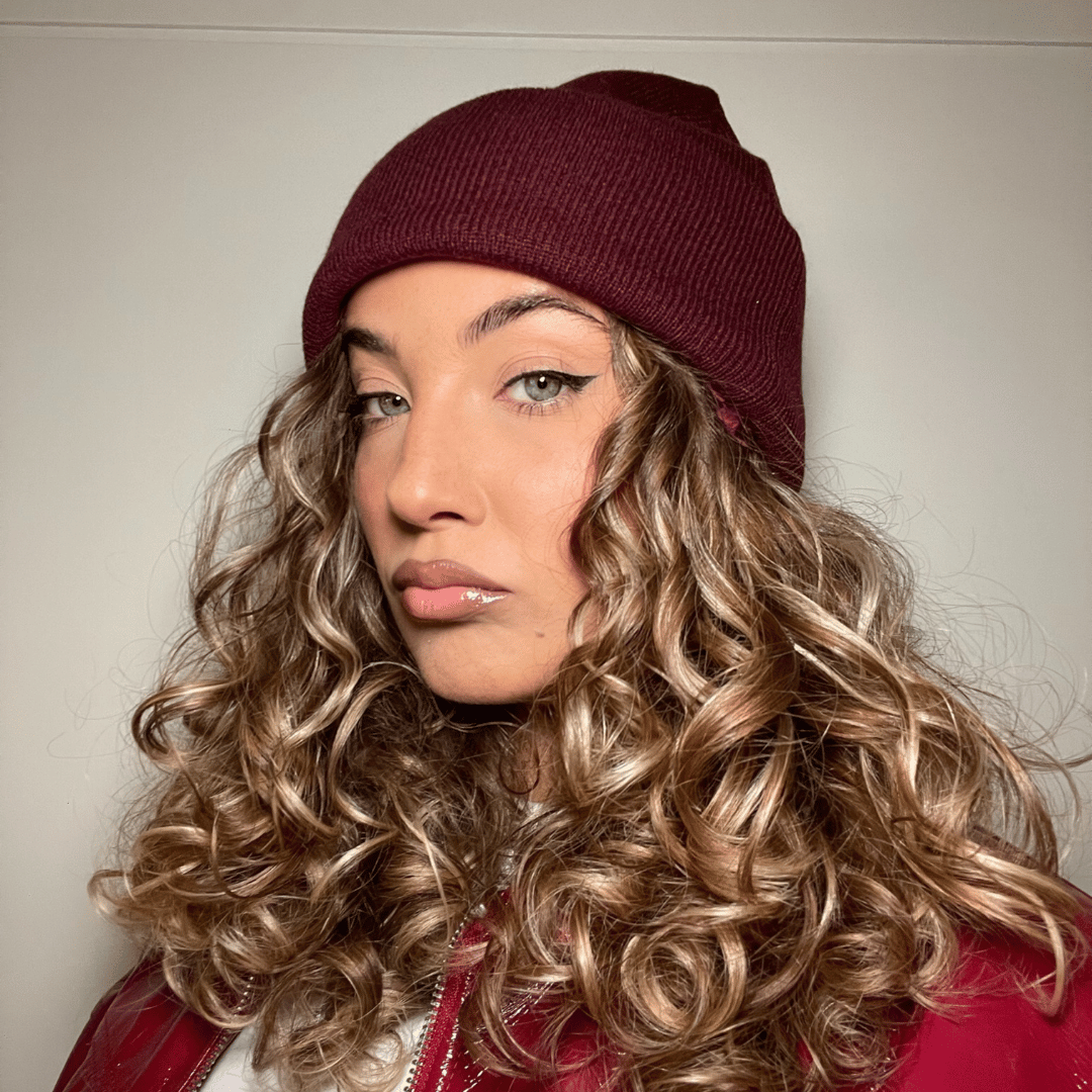 Cappello Invernale unisex interno 100% Seta Anticrespo | Bordeaux