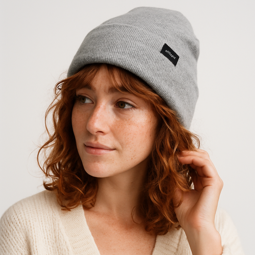 Cappello Invernale unisex interno 100% Seta Anticrespo | Grigio