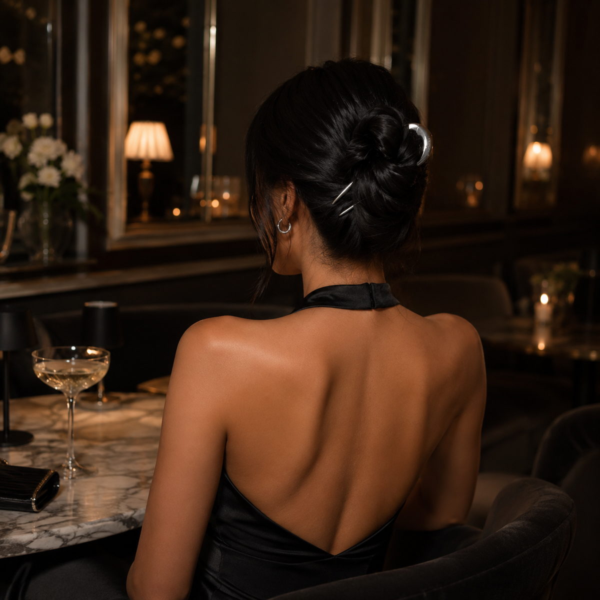 french pin capelli elegante chic e glamour acconciature belle estive