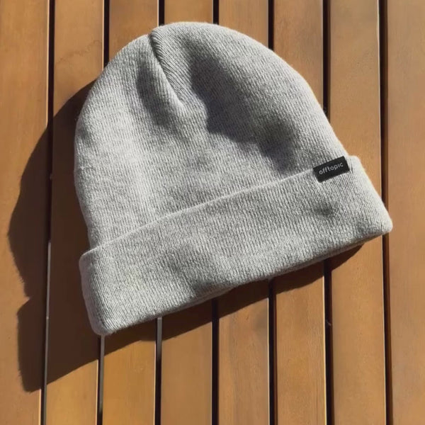 Cappello Invernale unisex 100% Seta | Grigio
