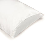 Funda de almohada de pura seda 50x75 | Blanco