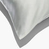 Funda de almohada de pura seda 50x75 | Gris-plata