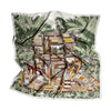 Sube la imagen al visor de la Galería, Foulard in Seta con stampa 90x90 | Jungle