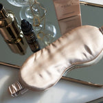 mascherina per dormire color caramel